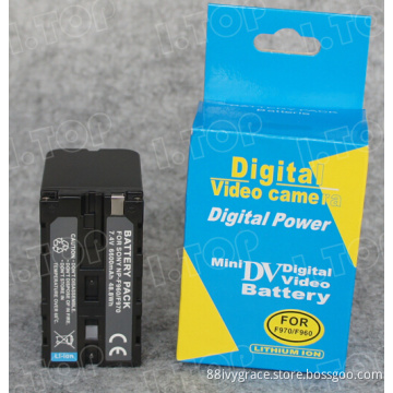 7.4V 6600mAh,OEM digital battery for Sony NP-F960 F970 Camera Battery 18 months warranty